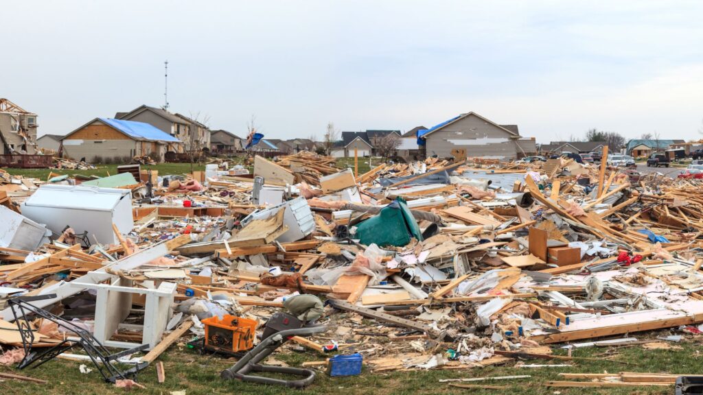 tornado damage