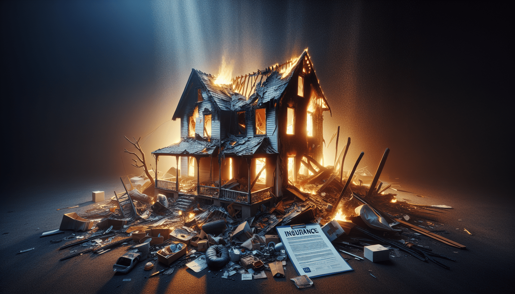 how does insurance work after a house fire