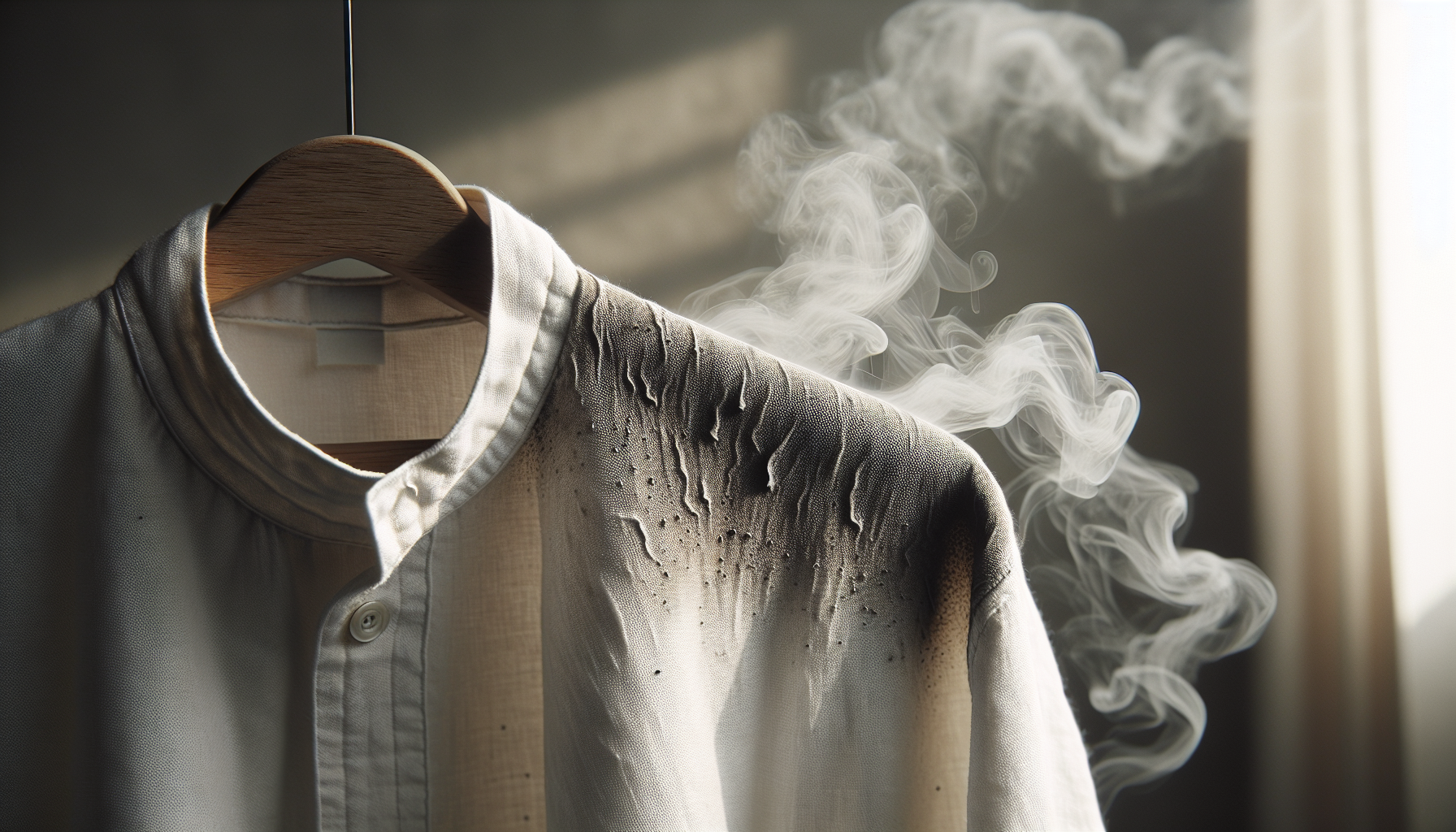 does smoke come out of clothes when washed