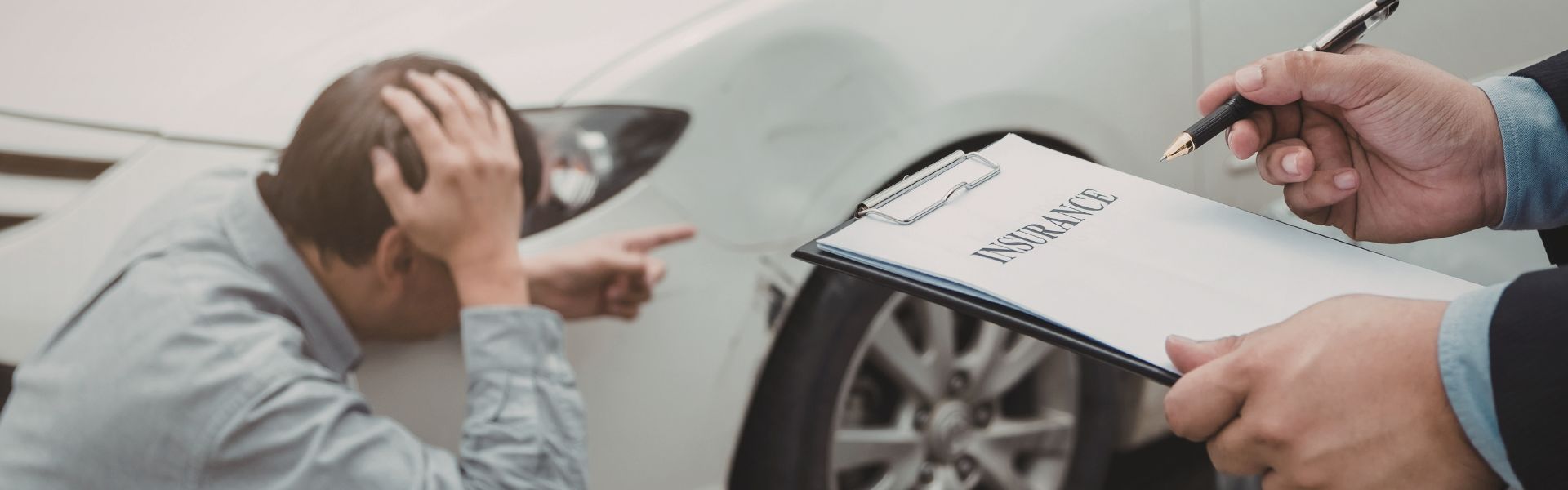 car accident insurance paperwork