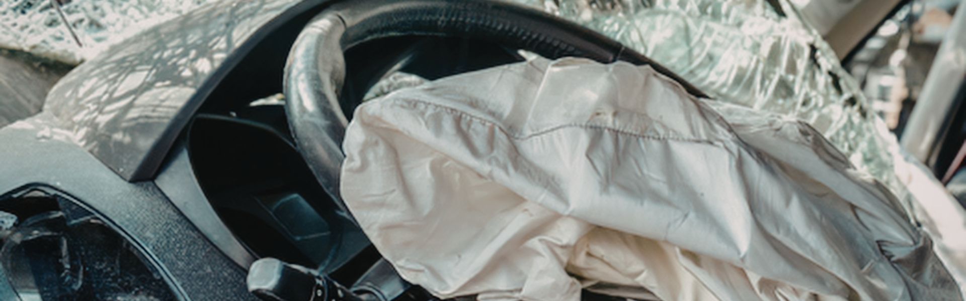 car crash two vehicles urban street