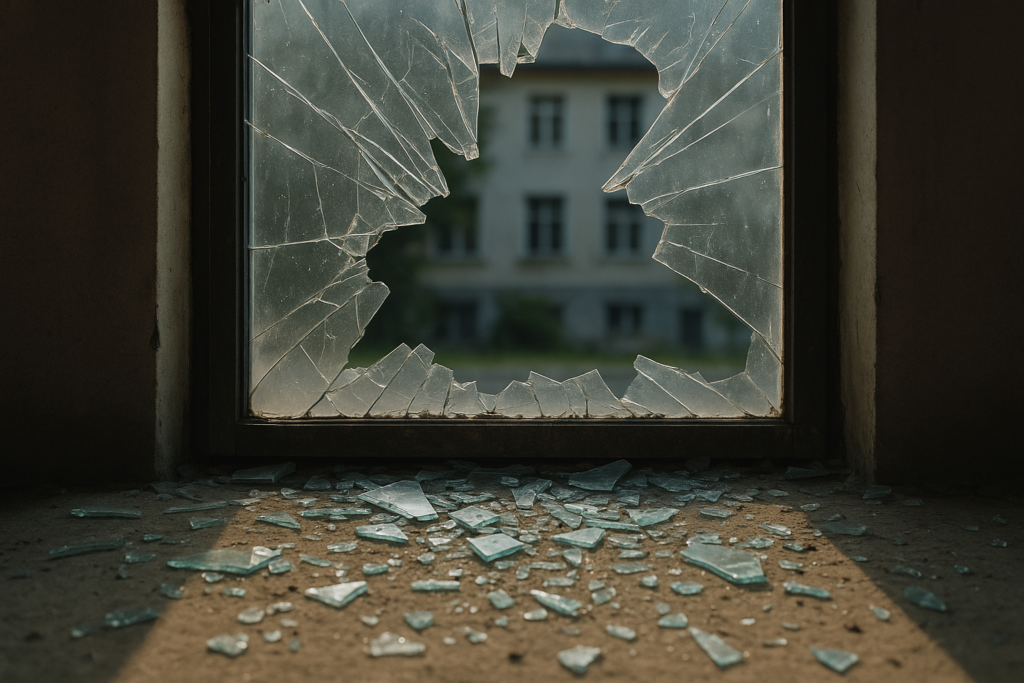 What is an example of property damage in general liability?