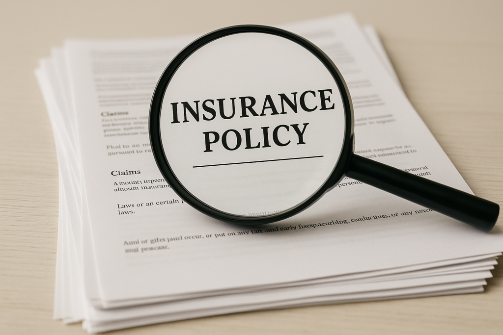 Which of the following may cause an insurance claim to be rejected? Key Reasons