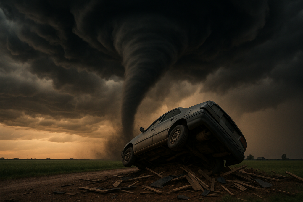 How Big Does A Tornado Have To Be To Pick Up A Car? How Big Does A Tornado Have To Be To Pick Up A Car?