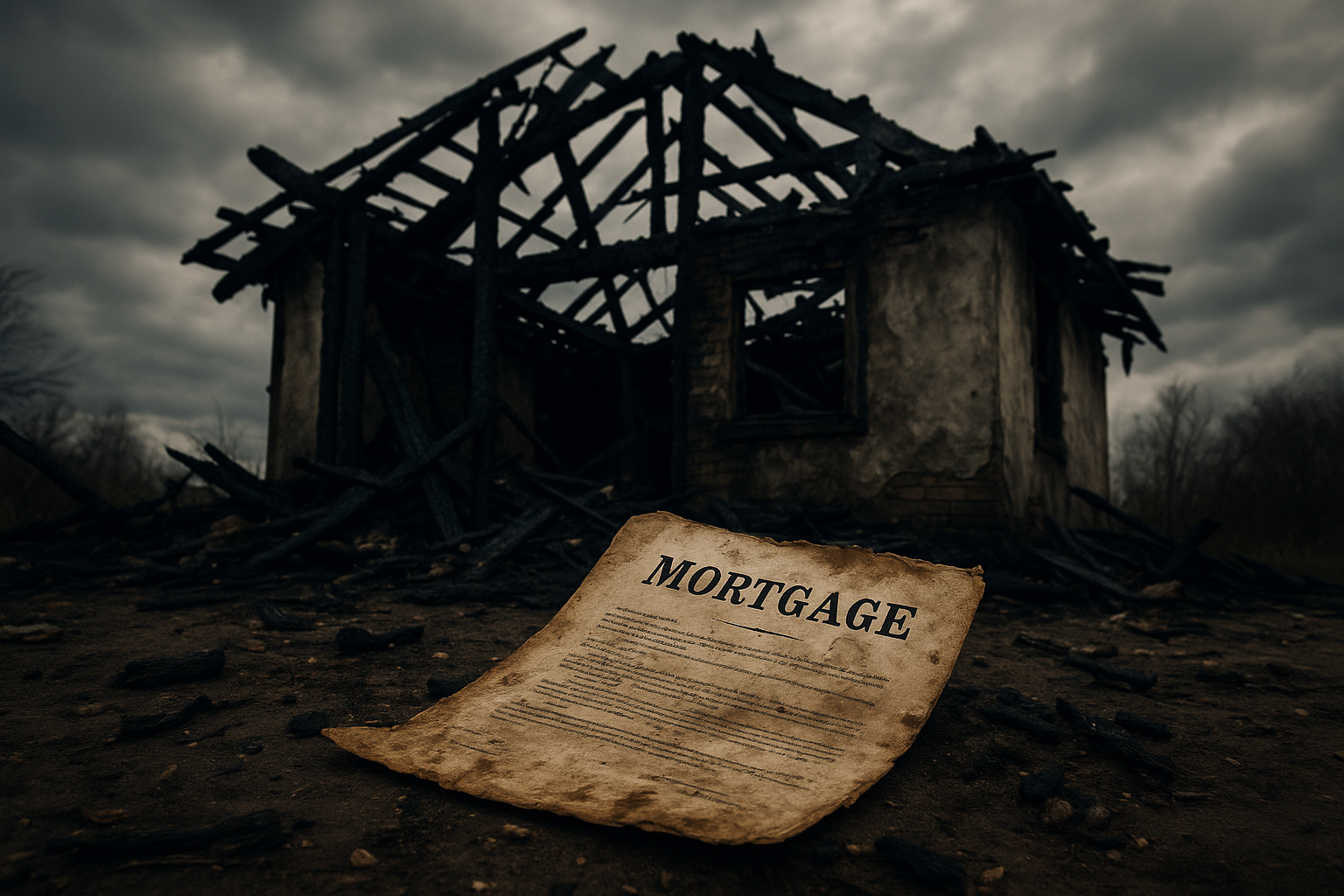 what happens if your home is destroyed and you have a mortgage 1