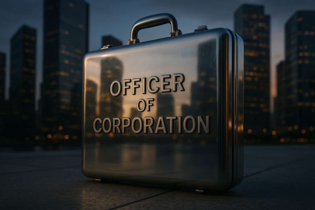 Are Officers Agents Of A Corporation?