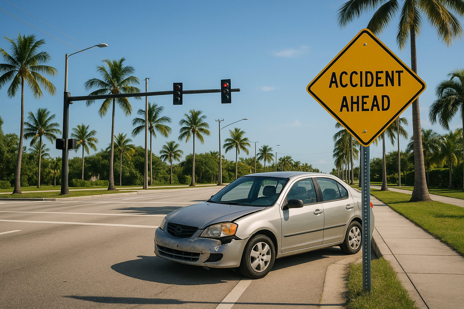 what is considered a minor accident in florida